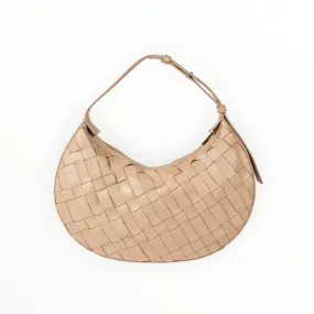 ALEO SIENNA LEATHER BAG TAUPE