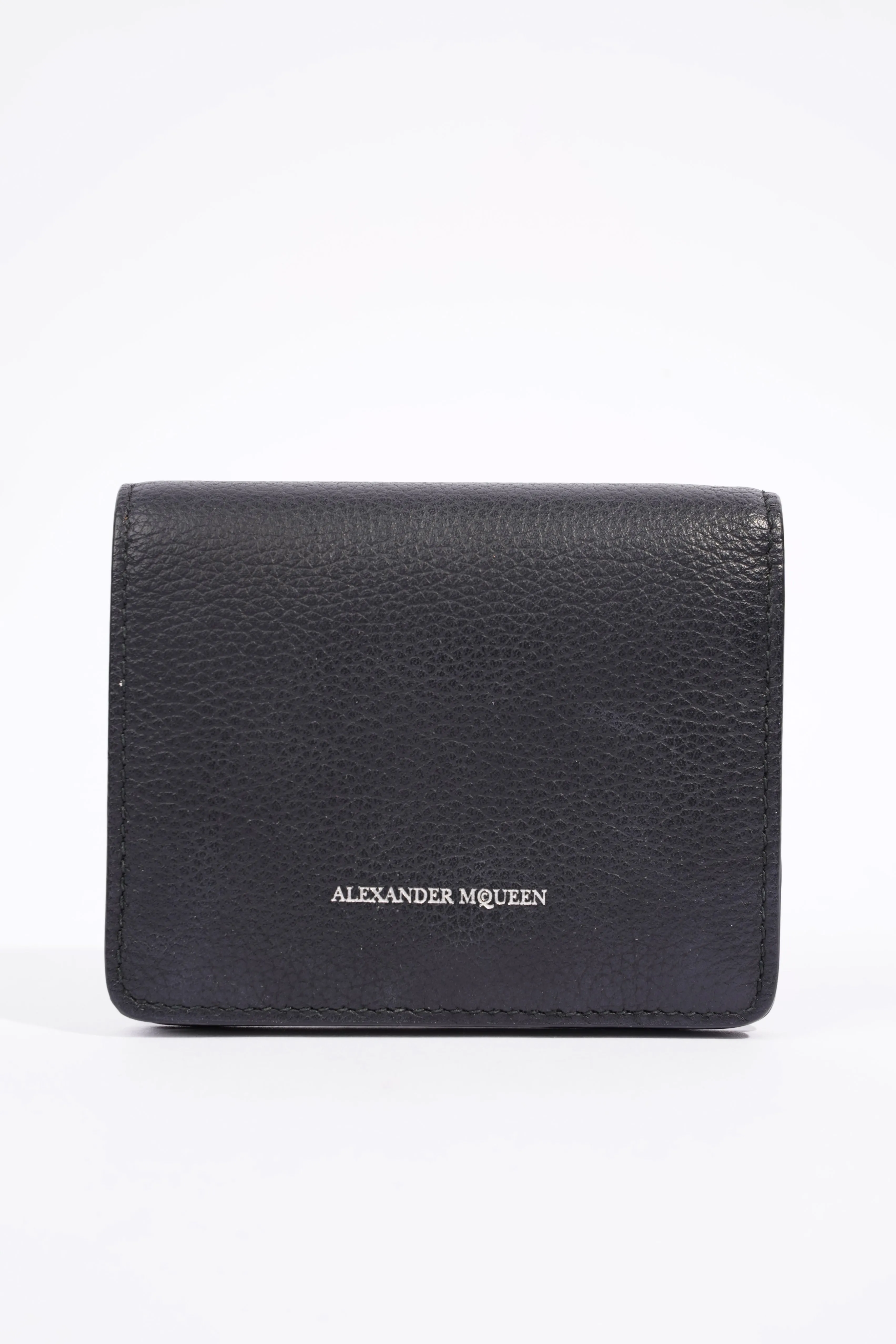 Alexander McQueen Bi-Fold Wallet / Black / Leather