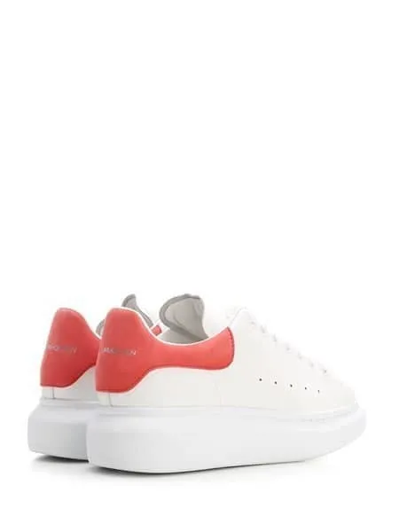 Alexander Mcqueen "OverSIZE" sneakers orange suede heel