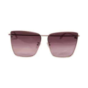 ALEXANDER MCQUEEN SUNGLASSES IN GOLD-VIOLET