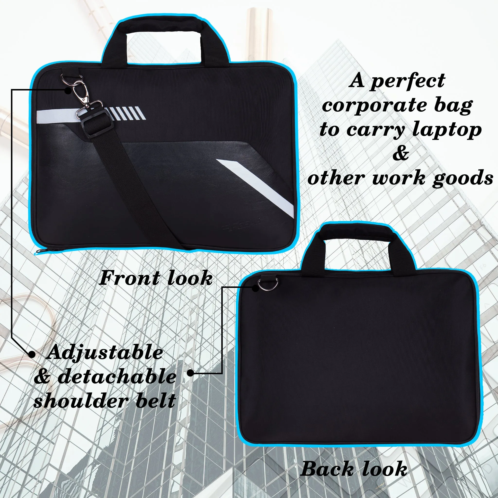 Archimedius 3L Black Office Bag