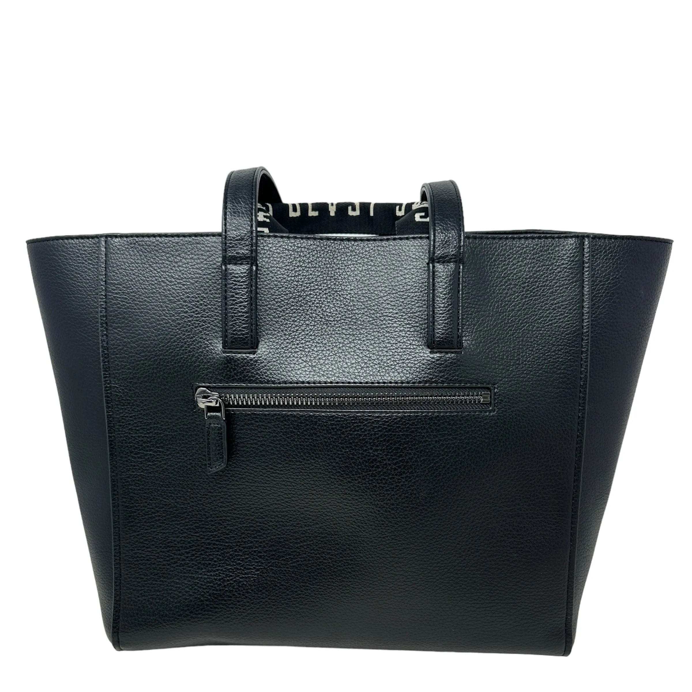 Archive Tote in Noir   Silver By Sans Beast, Size: Large