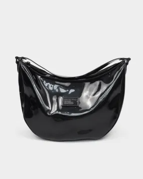 Armani Black Shiny Shoulder Bag 2000's