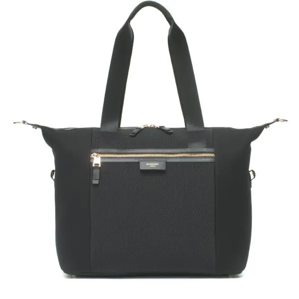 Baby Bag - Storksak Stevie Luxe Black Scuba