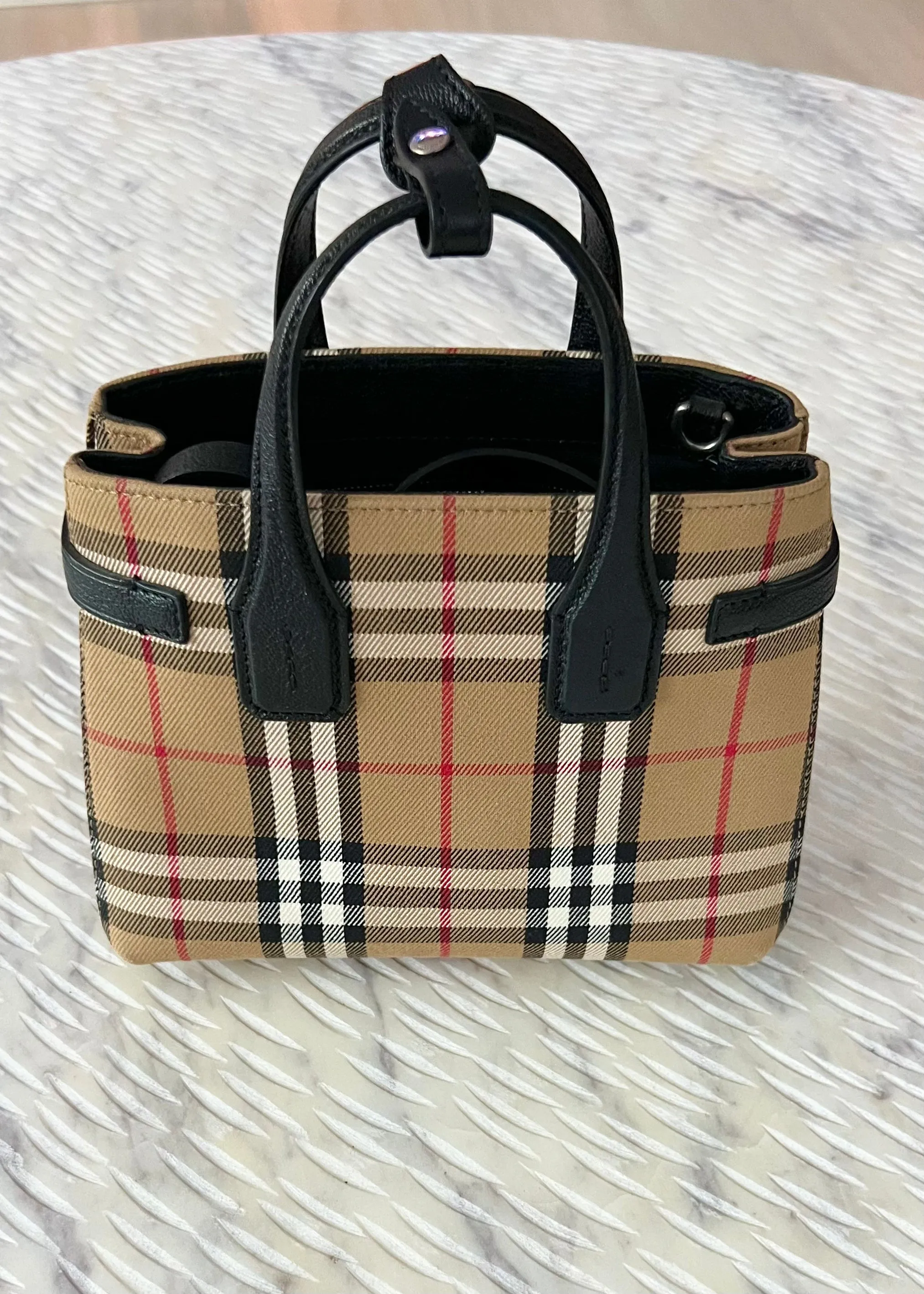 Burberry Baby Banner Vintage Check Tote Bag