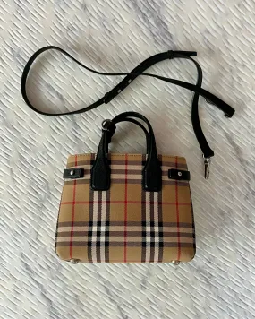 Burberry Baby Banner Vintage Check Tote Bag