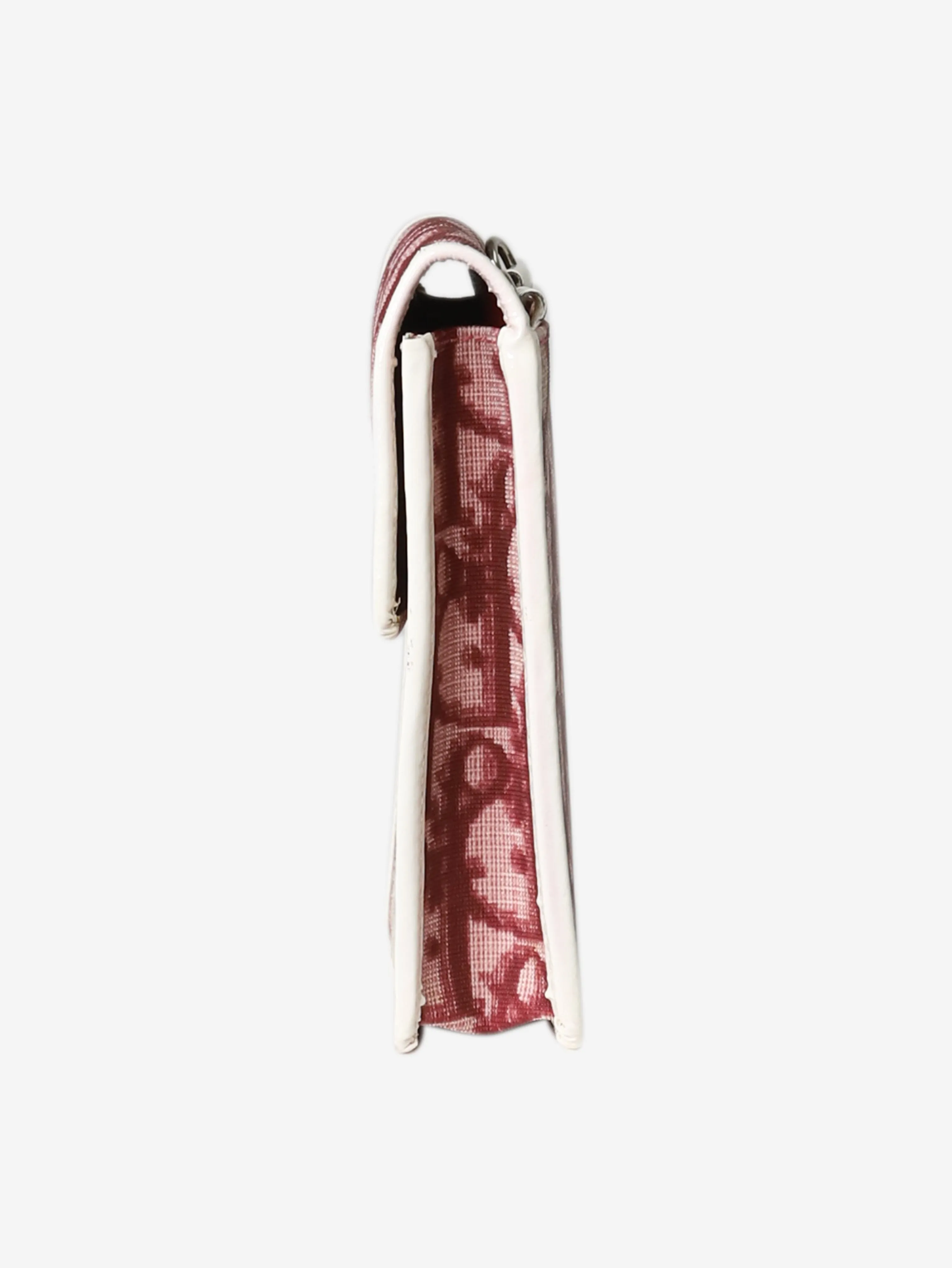 Burgundy and pink Oblique Trotter pouch