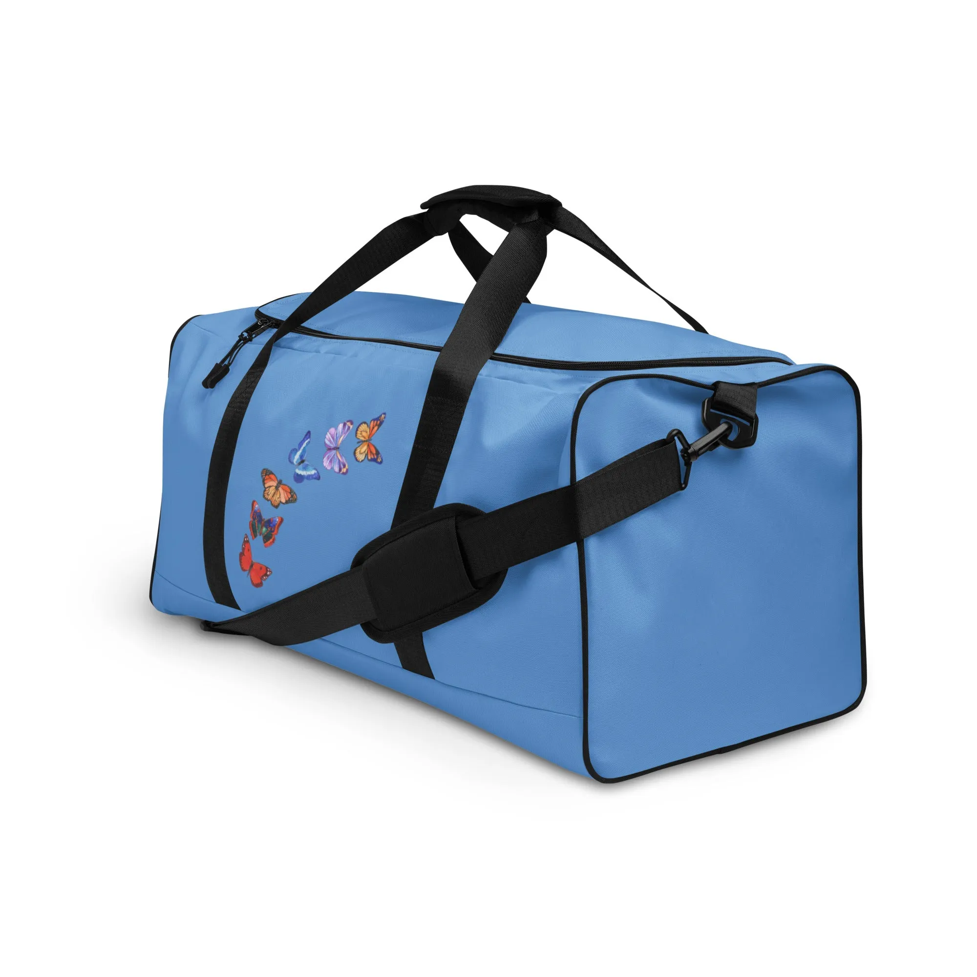 Butterflies in Flight Duffle Bag (Blue)