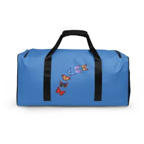 Butterflies in Flight Duffle Bag (Blue)