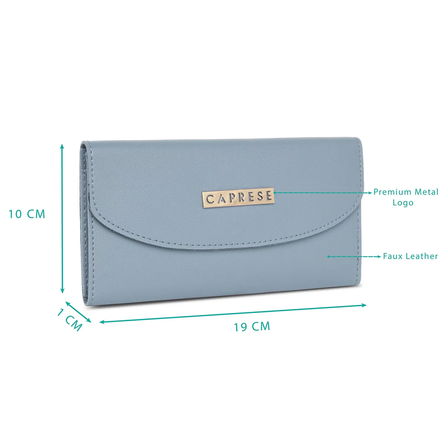 Caprese Kiko Wallet Medium Blue