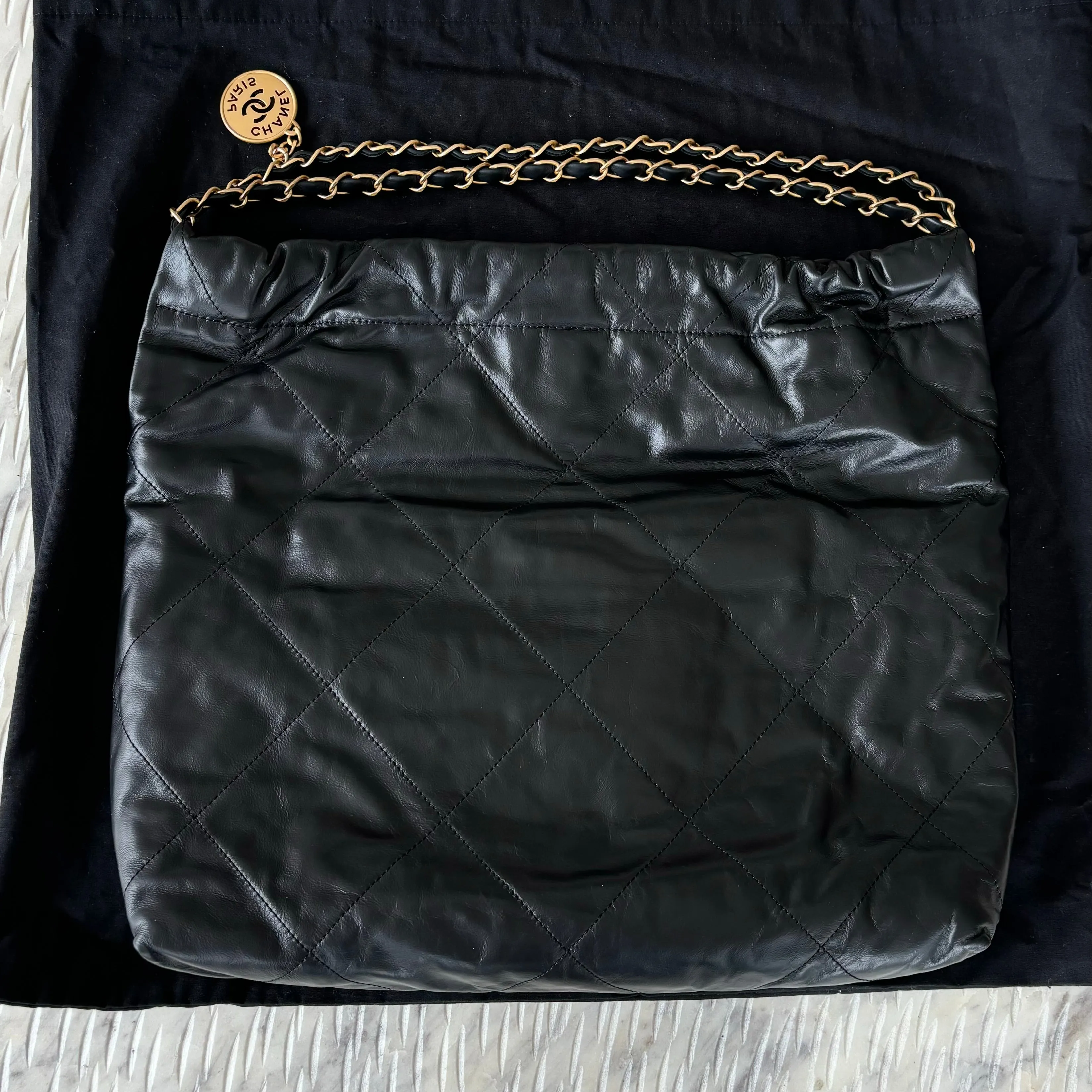 Chanel 22 Black Medium Bag