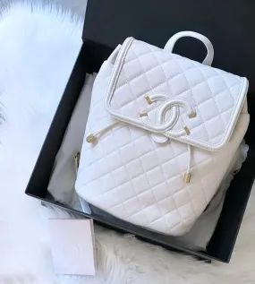 Chanel filigree backpack