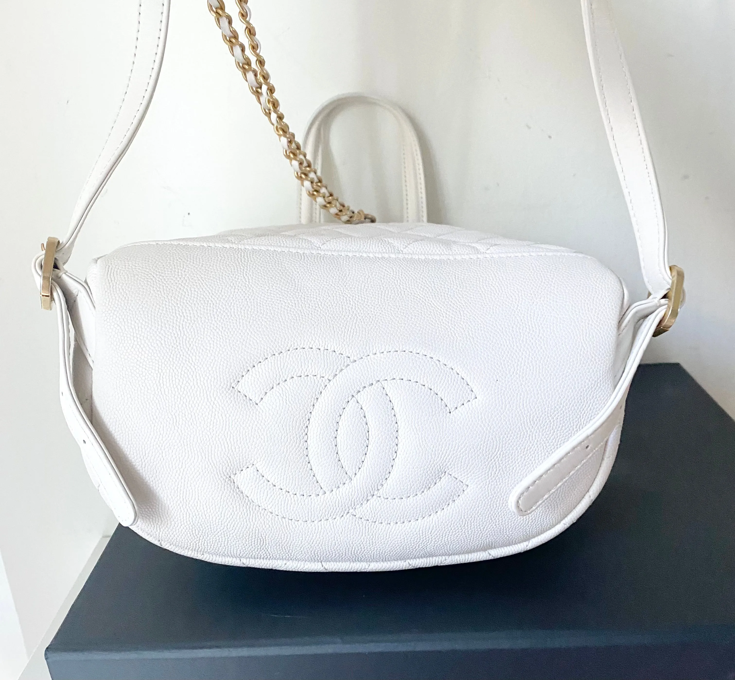 Chanel filigree backpack