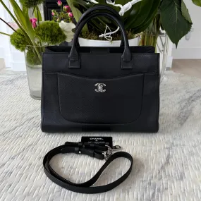 Chanel Neo Executive Tote Bag Black grained calfskin