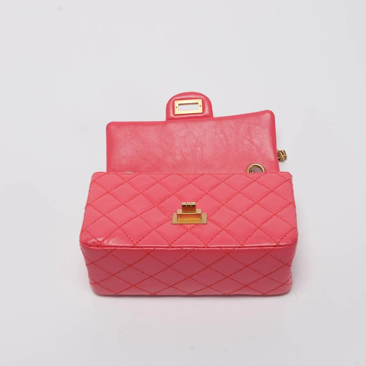 Chanel Pink Aged Calfskin Reissue Mini Flap Bag