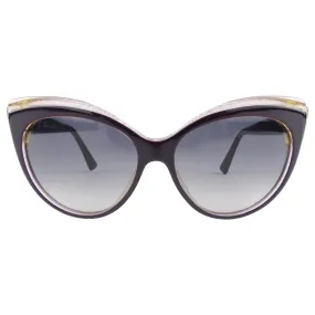 Christian Dior Purple Glisten Cat Eye Sunglasses