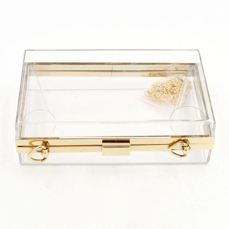 Clear Art Transparent Clutch