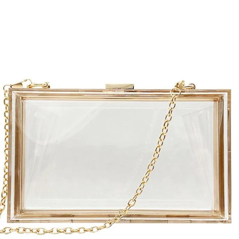 Clear Art Transparent Clutch