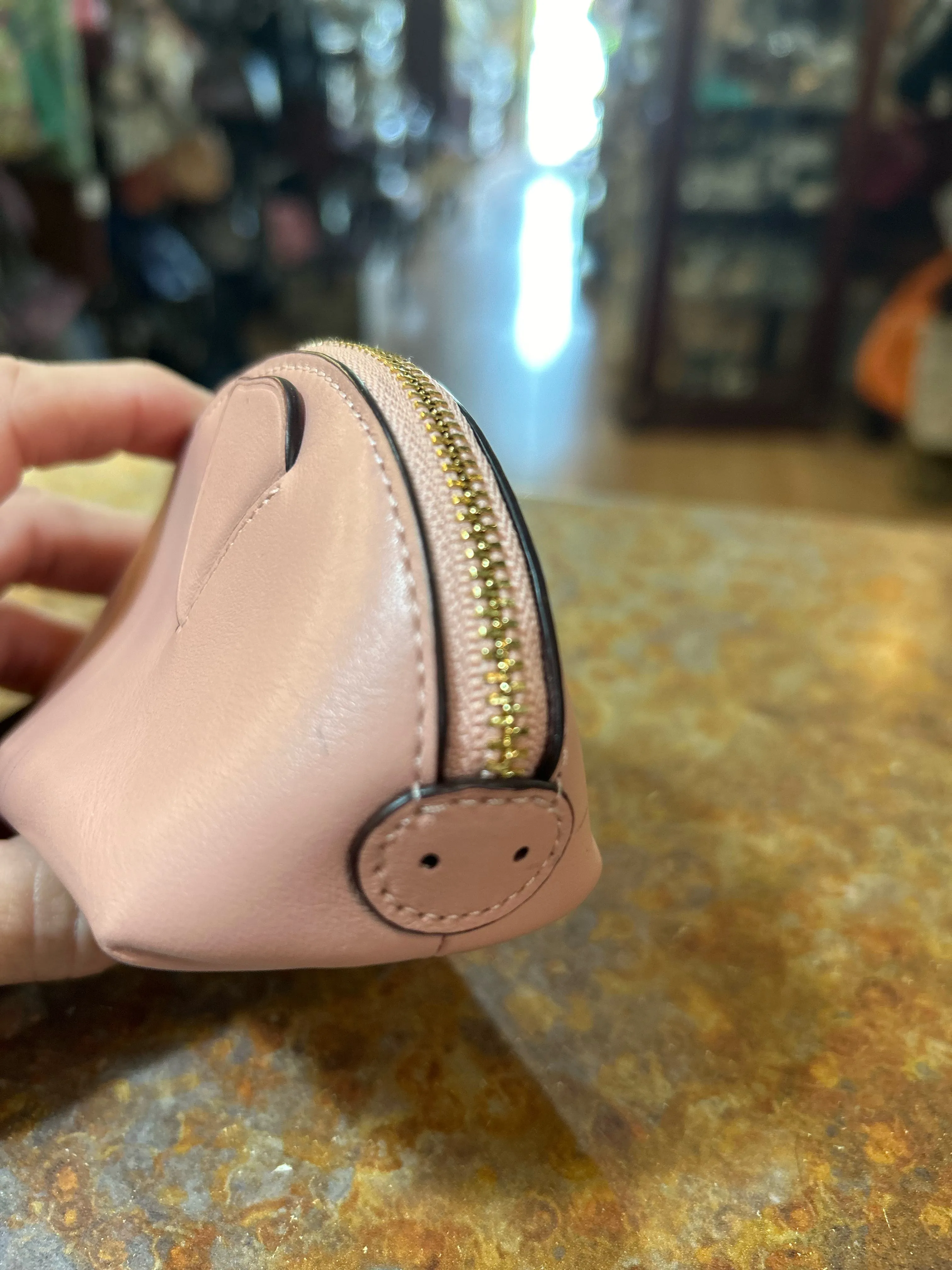 Coach Piggy Leather Coin Purse