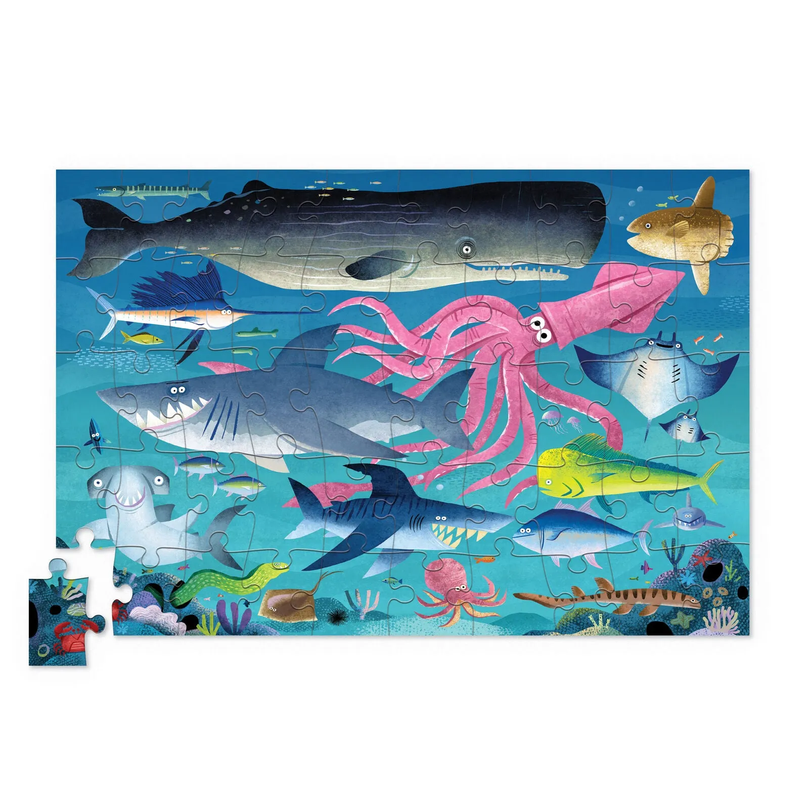 Crocodile Creek 50 Piece Tin Puzzle - Shark Reef