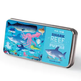 Crocodile Creek 50 Piece Tin Puzzle - Shark Reef