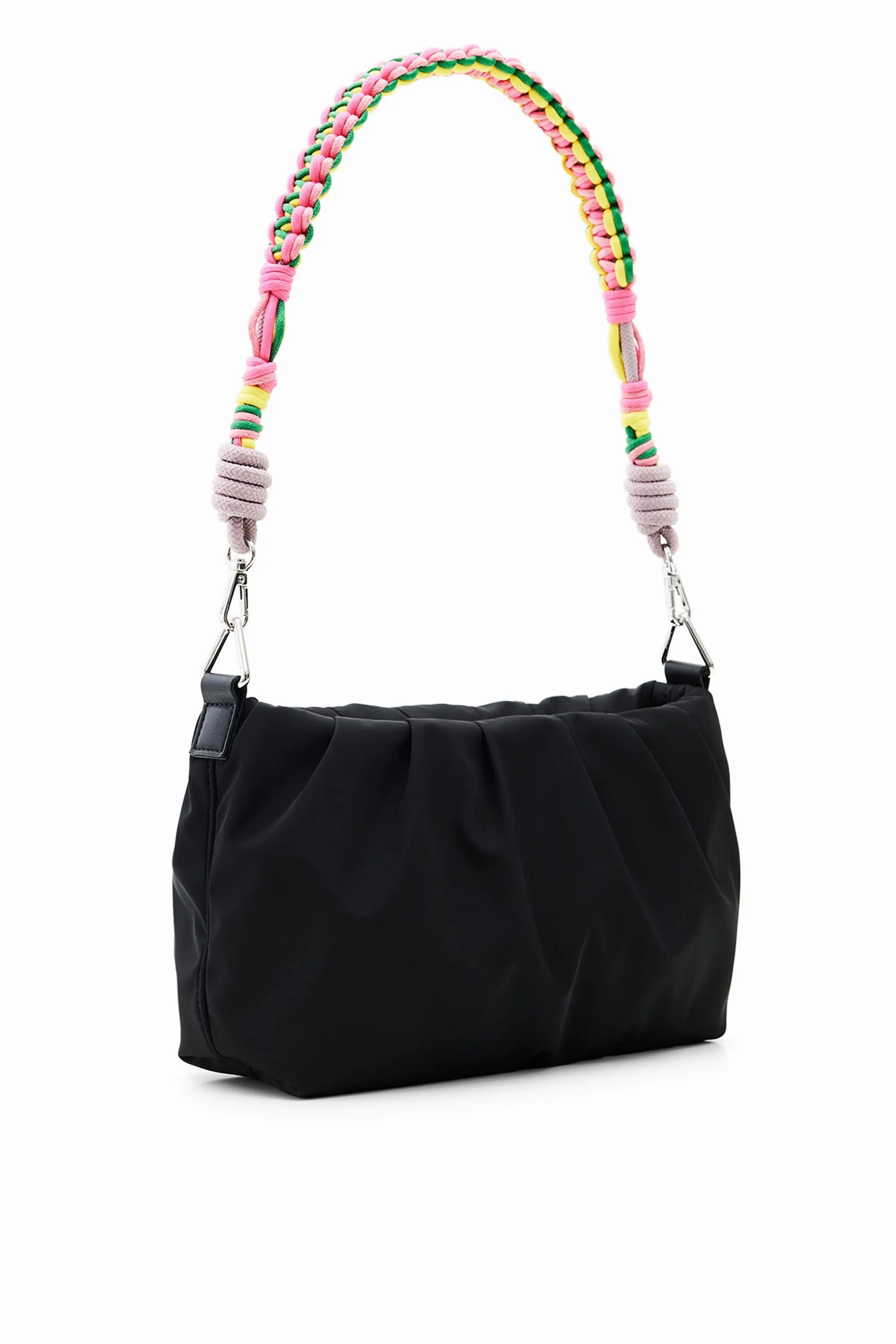 Desigual Mid Size Crossbody Bag with Trekking Strap Black