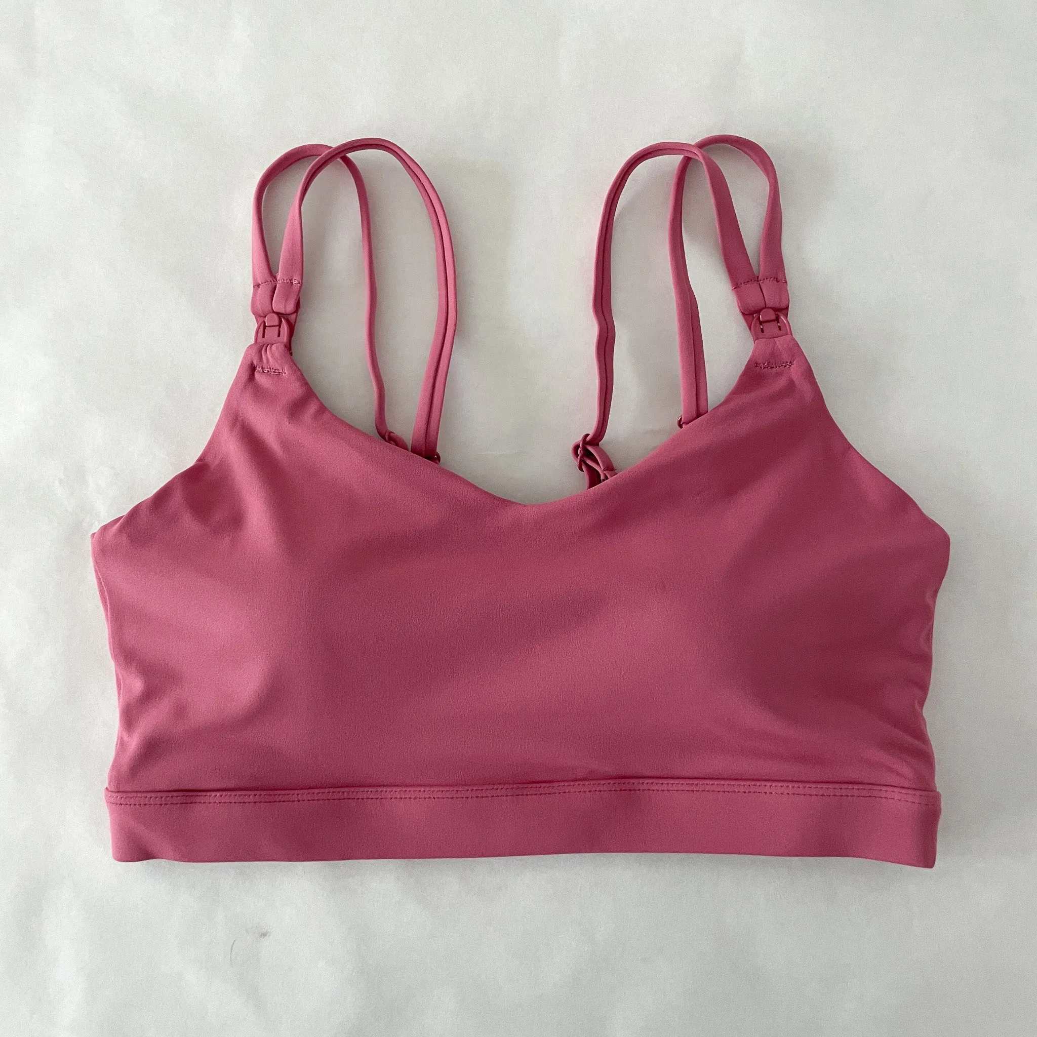 Emily - Medium Support Nursing & Hands Free Pumping Sports Bra (Mars Clay)