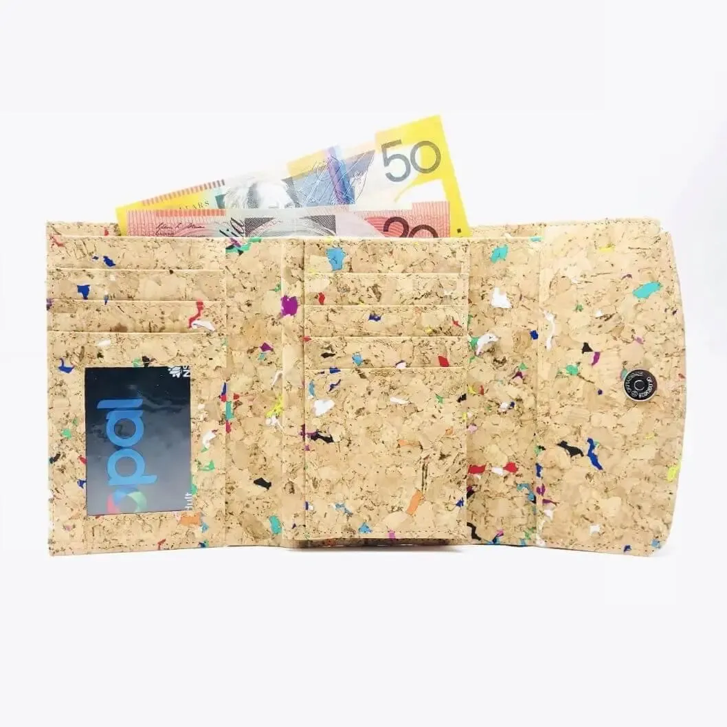 Emily Short cork wallet By The Sea Collection