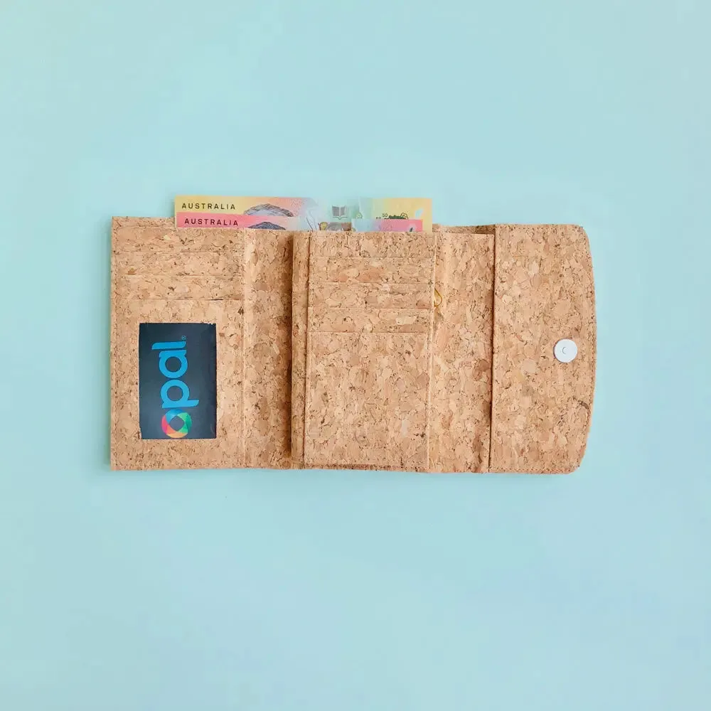 Emily Short cork wallet By The Sea Collection