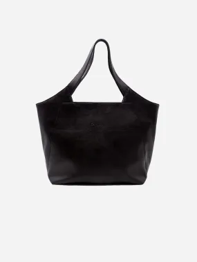 Executive Vegan Leather Business Tote | Black