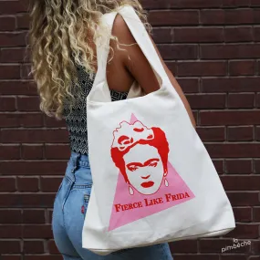 Fierce Like Frida Recycled ♻️ Tote Bag