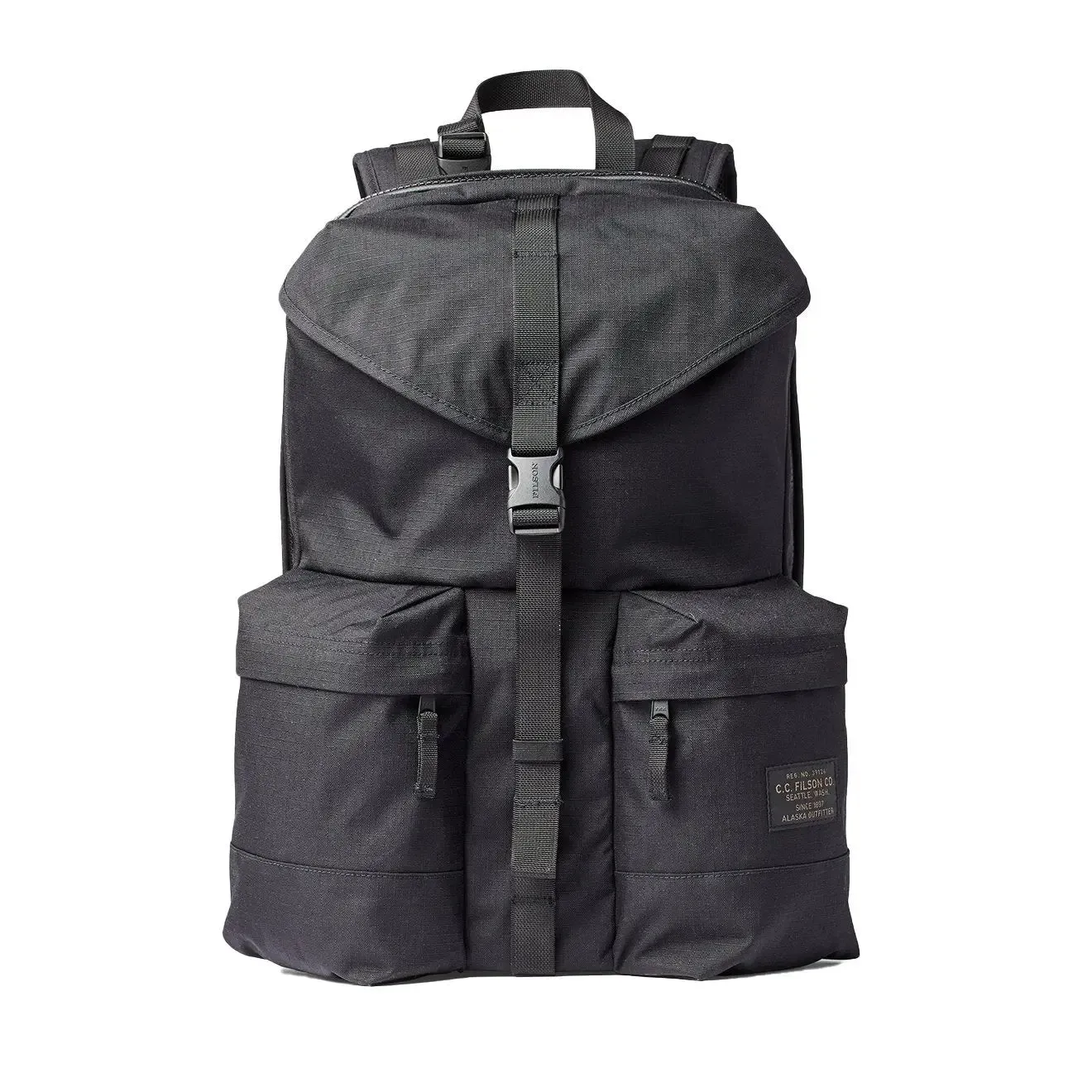 Filson Ripstop Nylon Backpack Black