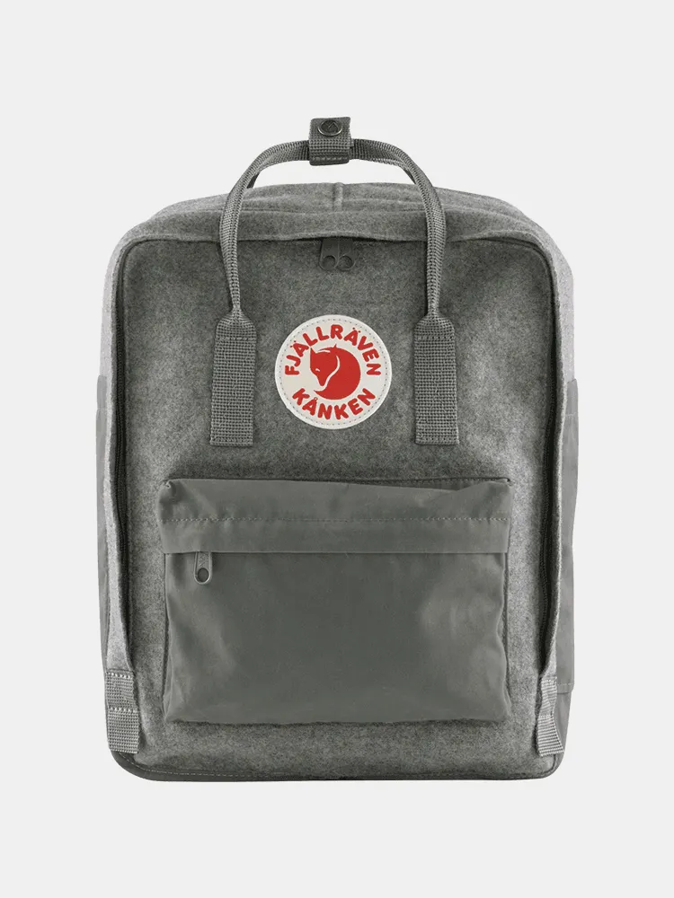 Fjallraven Kanken Re-Wool Backpack - Granite Grey