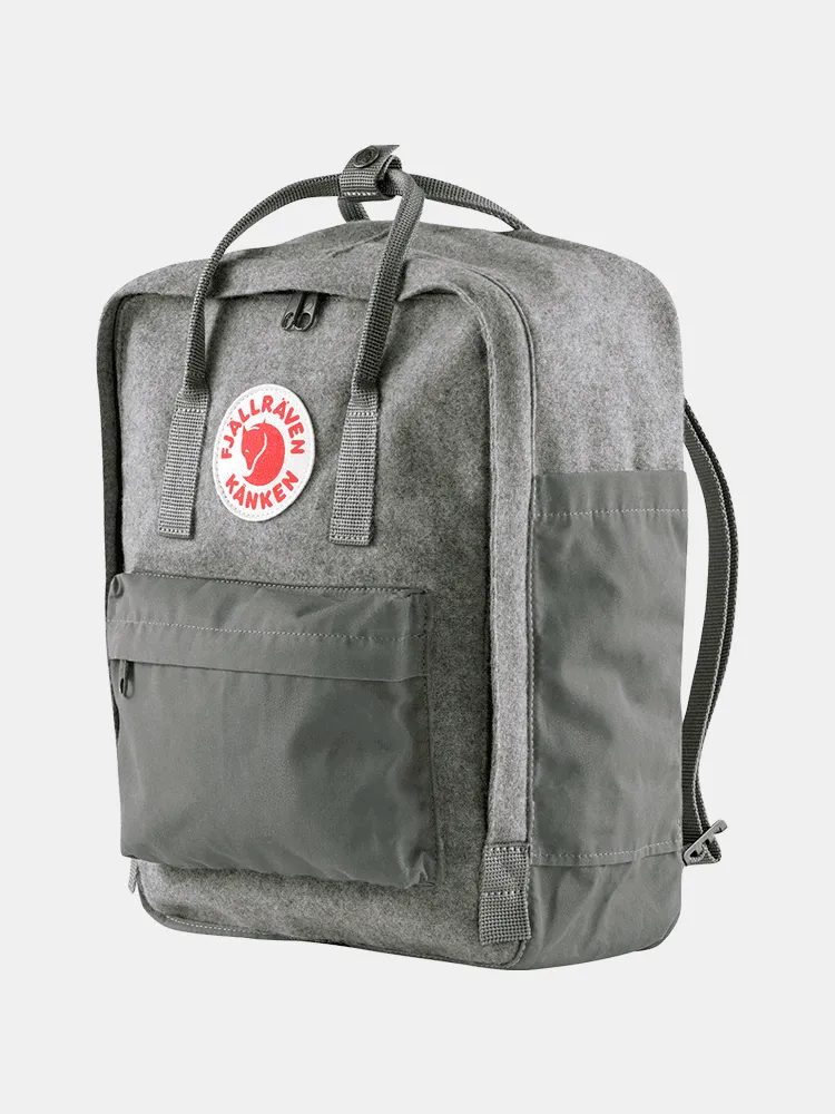 Fjallraven Kanken Re-Wool Backpack - Granite Grey