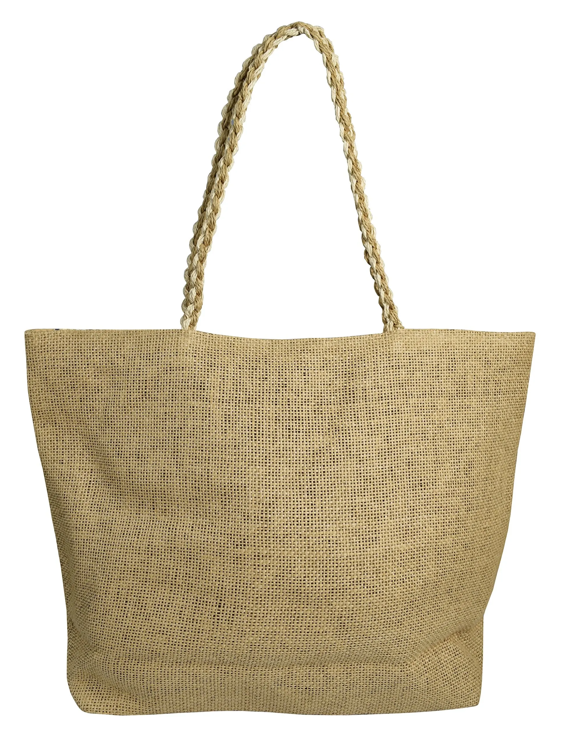 Multipurpose Floral Jute Shoulder Bags and Purses