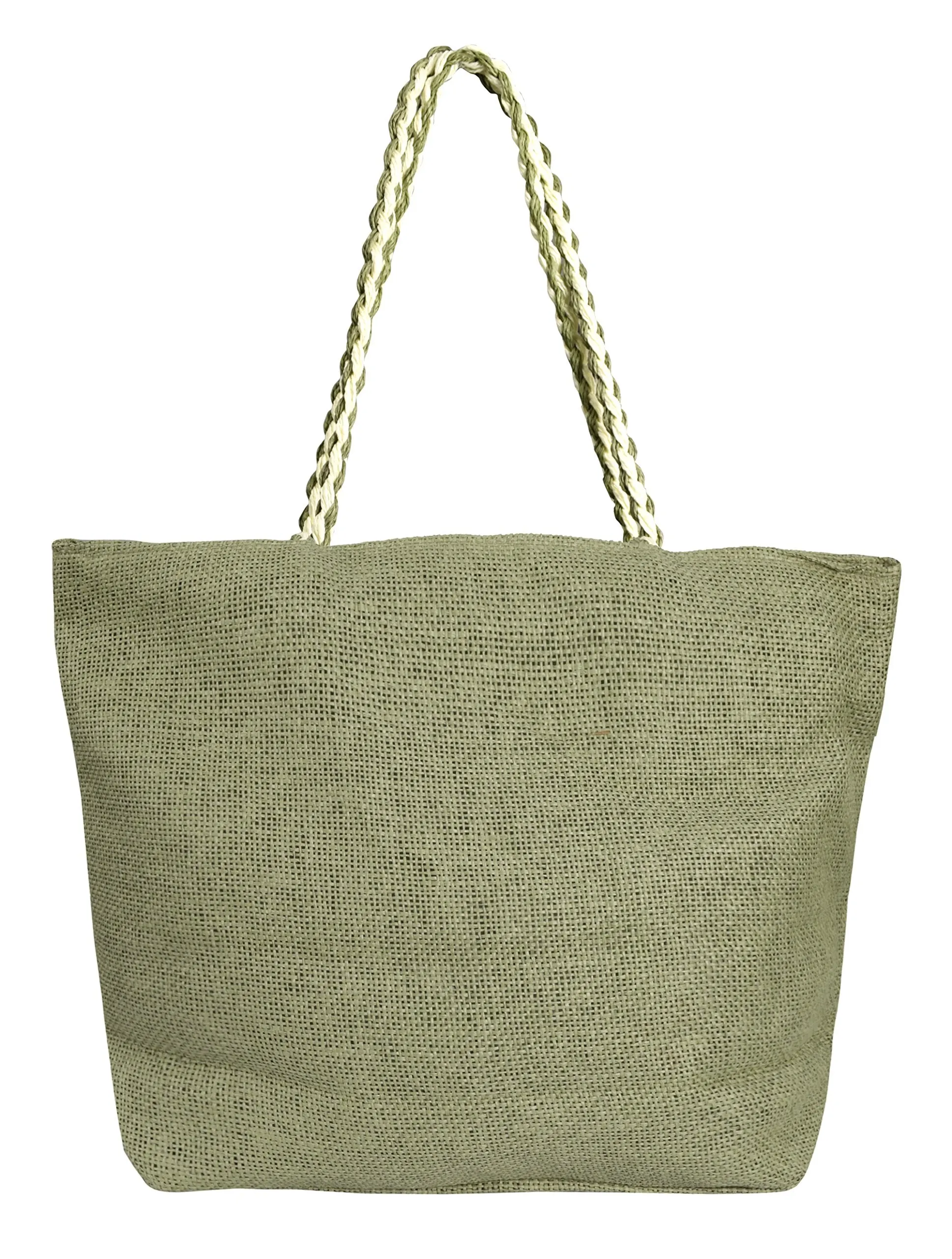 Multipurpose Floral Jute Shoulder Bags and Purses