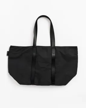 Gabardine Tote in Black