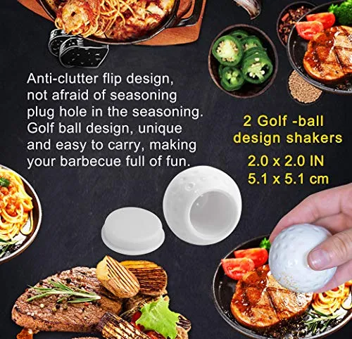 Golf-Club Style BBQ Grill Accessories Kit - Grilling 7 Piece Fathers Day Gift