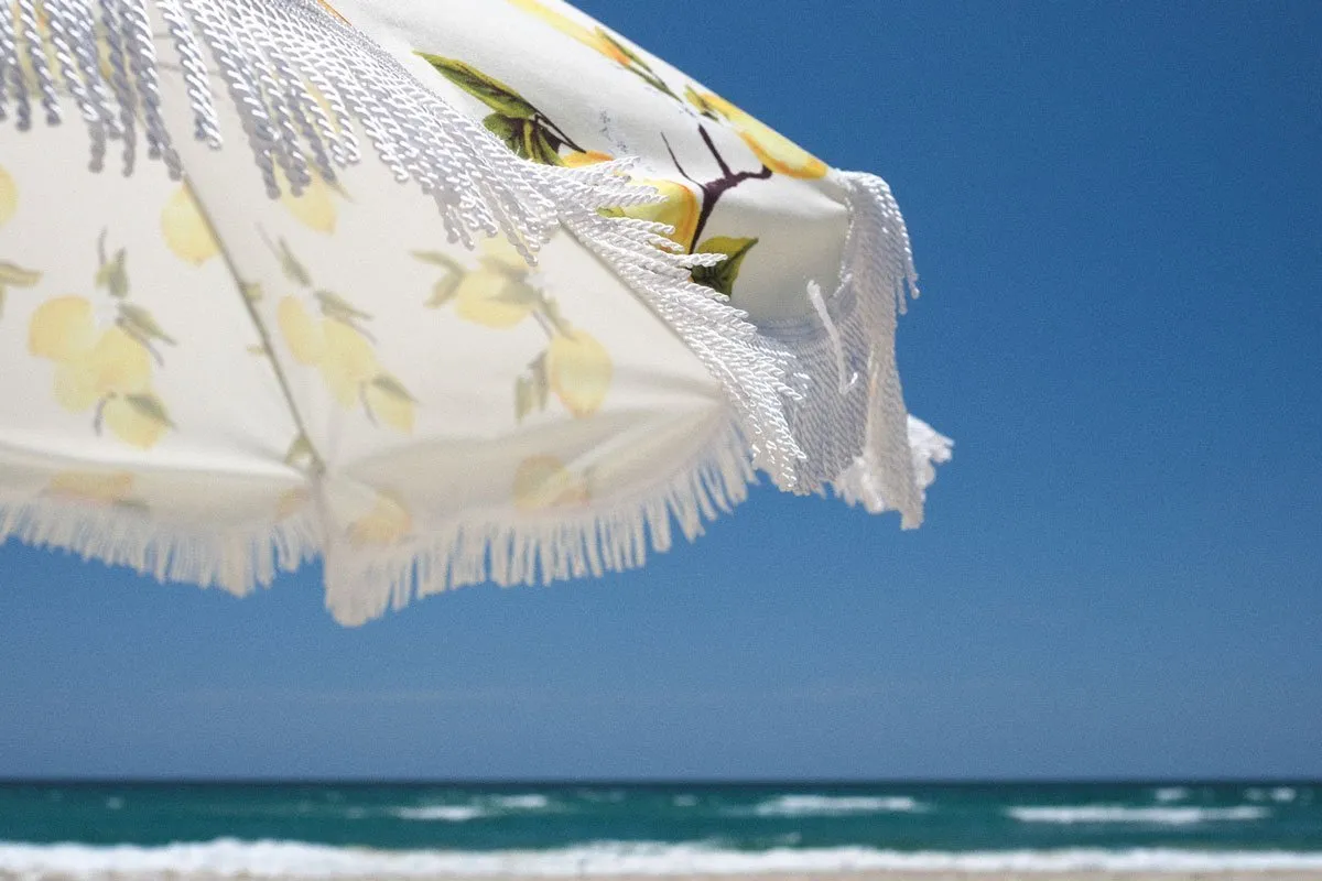 Holiday Beach Umbrella - Lemons