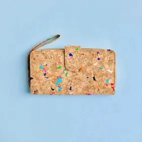 Izzy cork wallet in Vivid By The Sea Collection