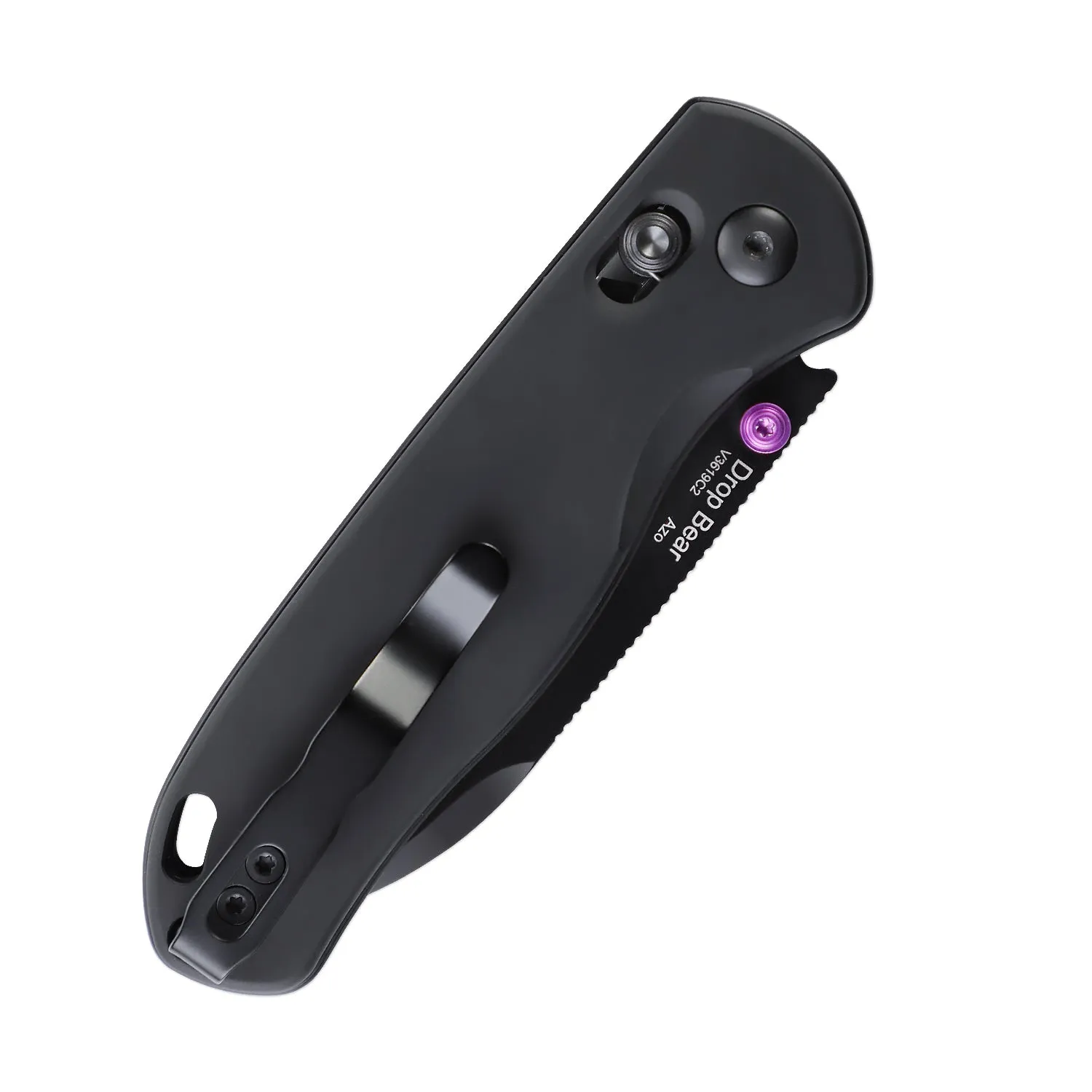 Kizer Drop Bear Clutch Lock Aluminum Black V3619C2 (2.97 Black)