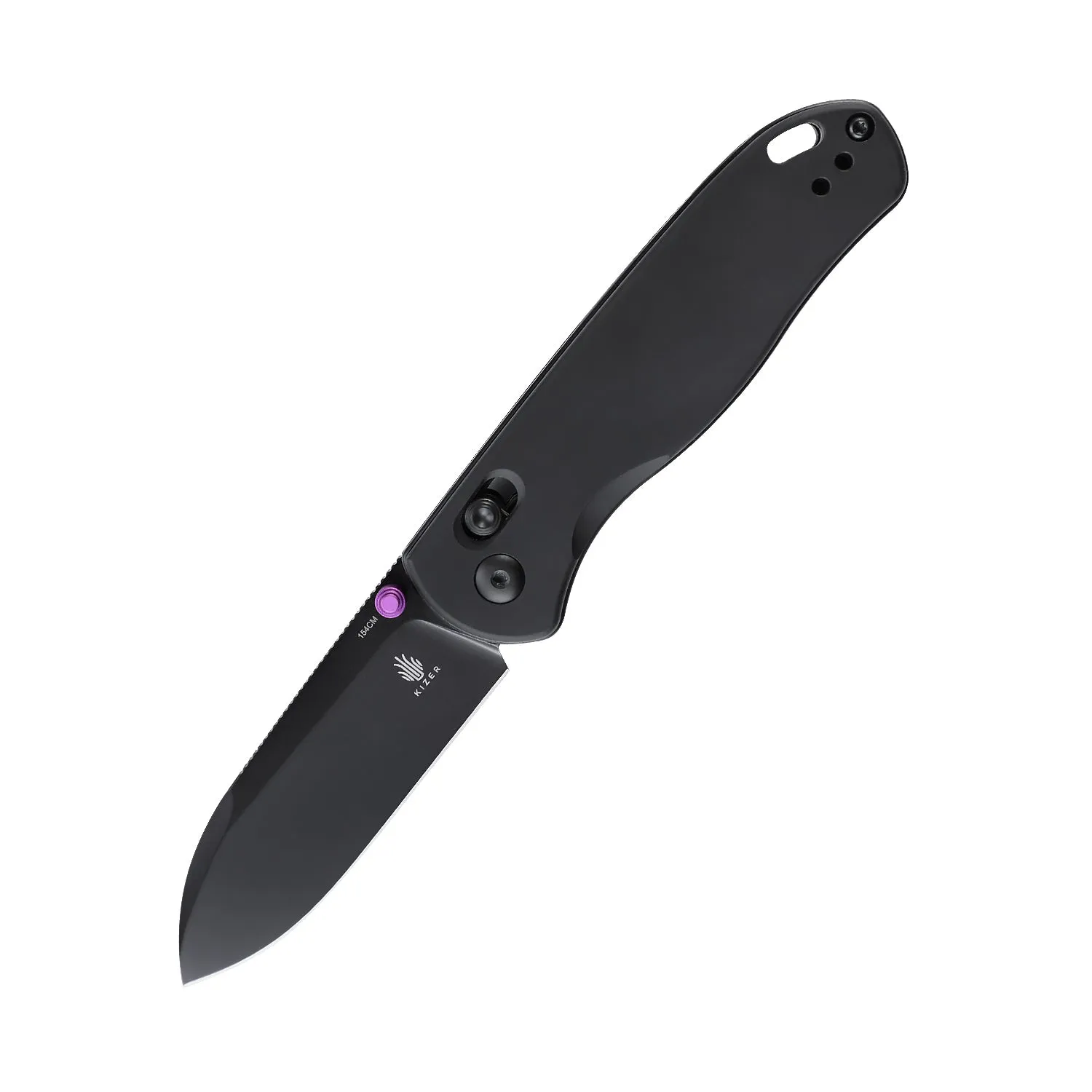 Kizer Drop Bear Clutch Lock Aluminum Black V3619C2 (2.97 Black)