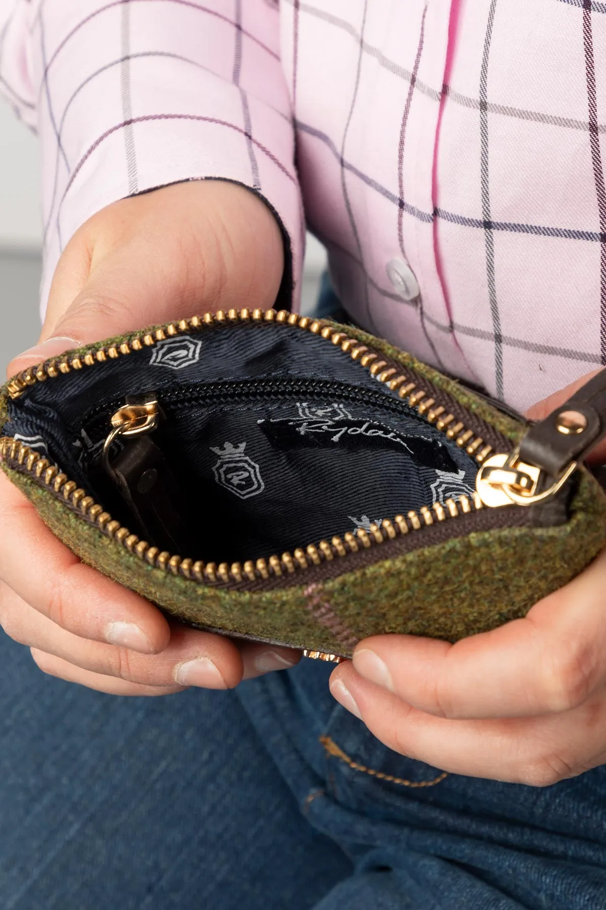 Ladies Tweed Coin Purse - Helmsley