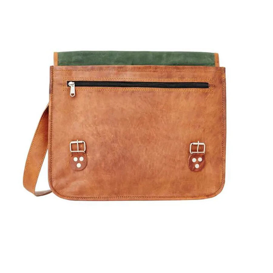 Leather Grande Laptop Bag with Handle