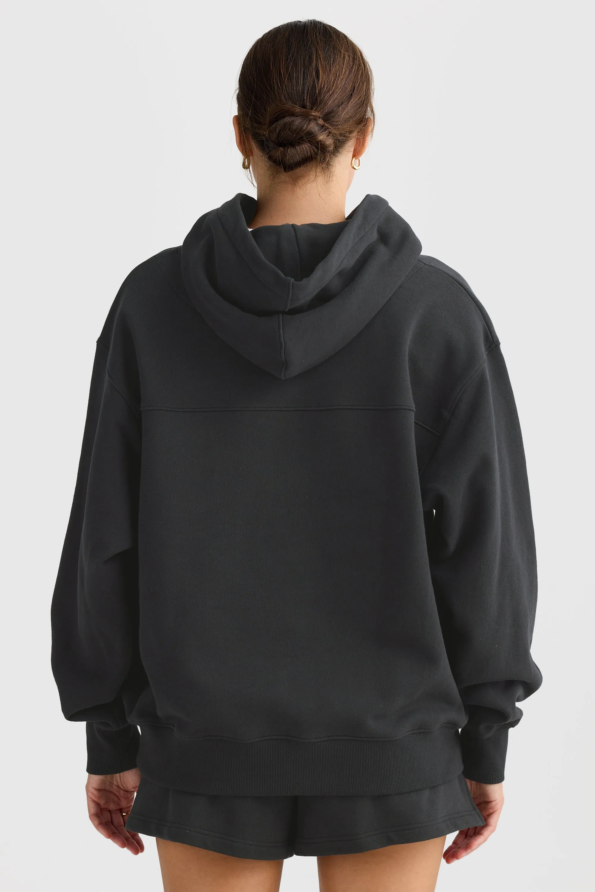 Lena Hoodie Washed Black