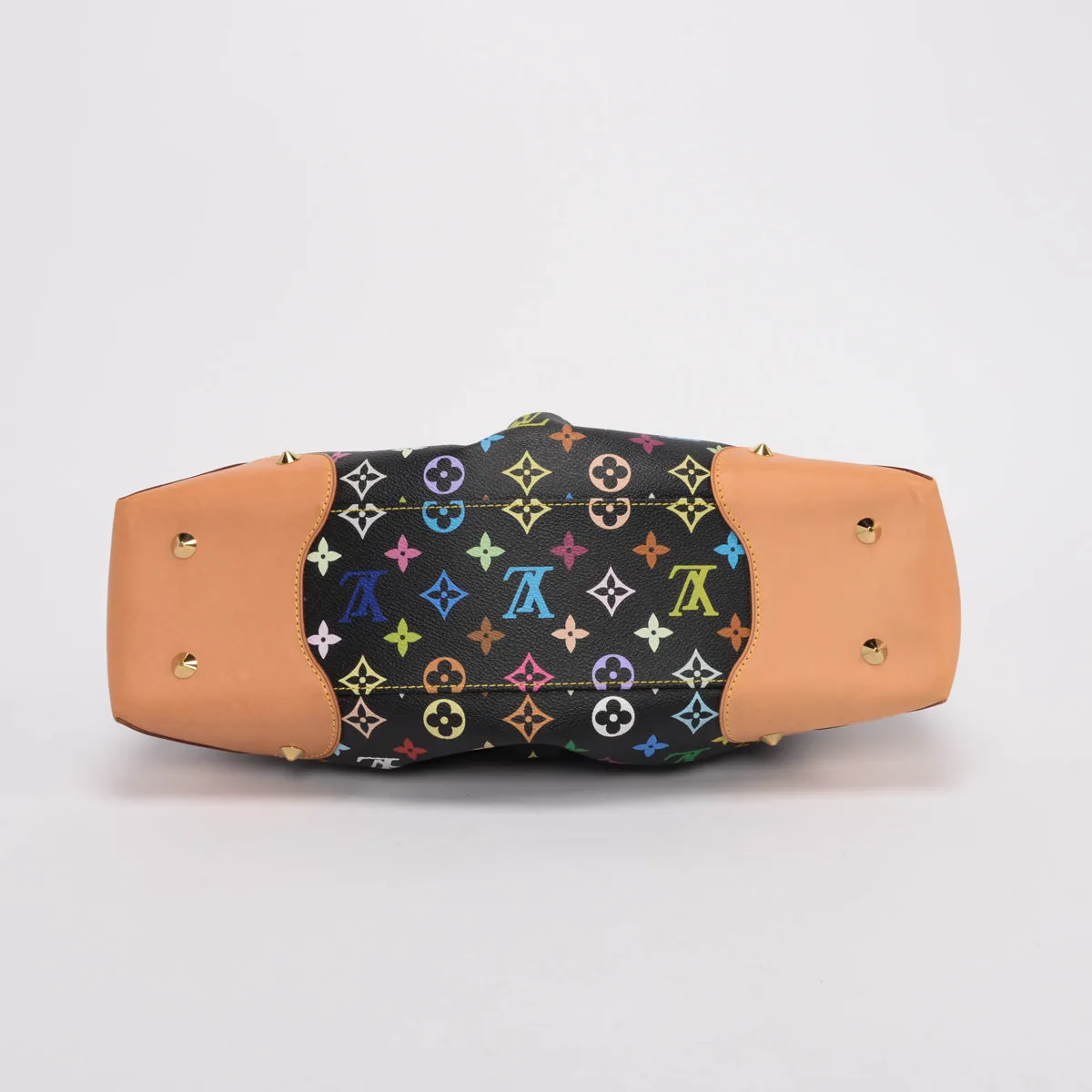 Louis Vuitton Black Multicolore Monogram Judy GM Clutch