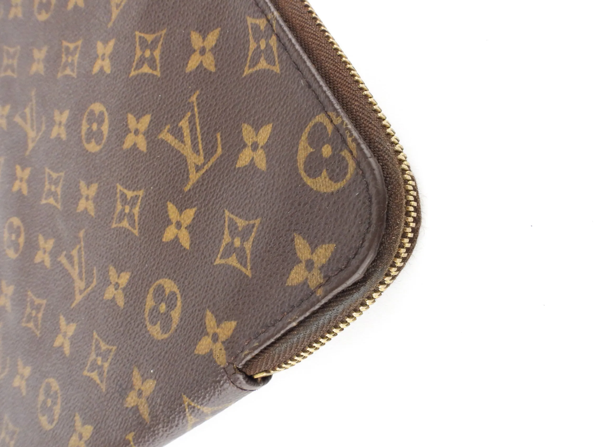 Louis Vuitton Monogram Coated Canvas Porte-Document Holder GM Document Pouch