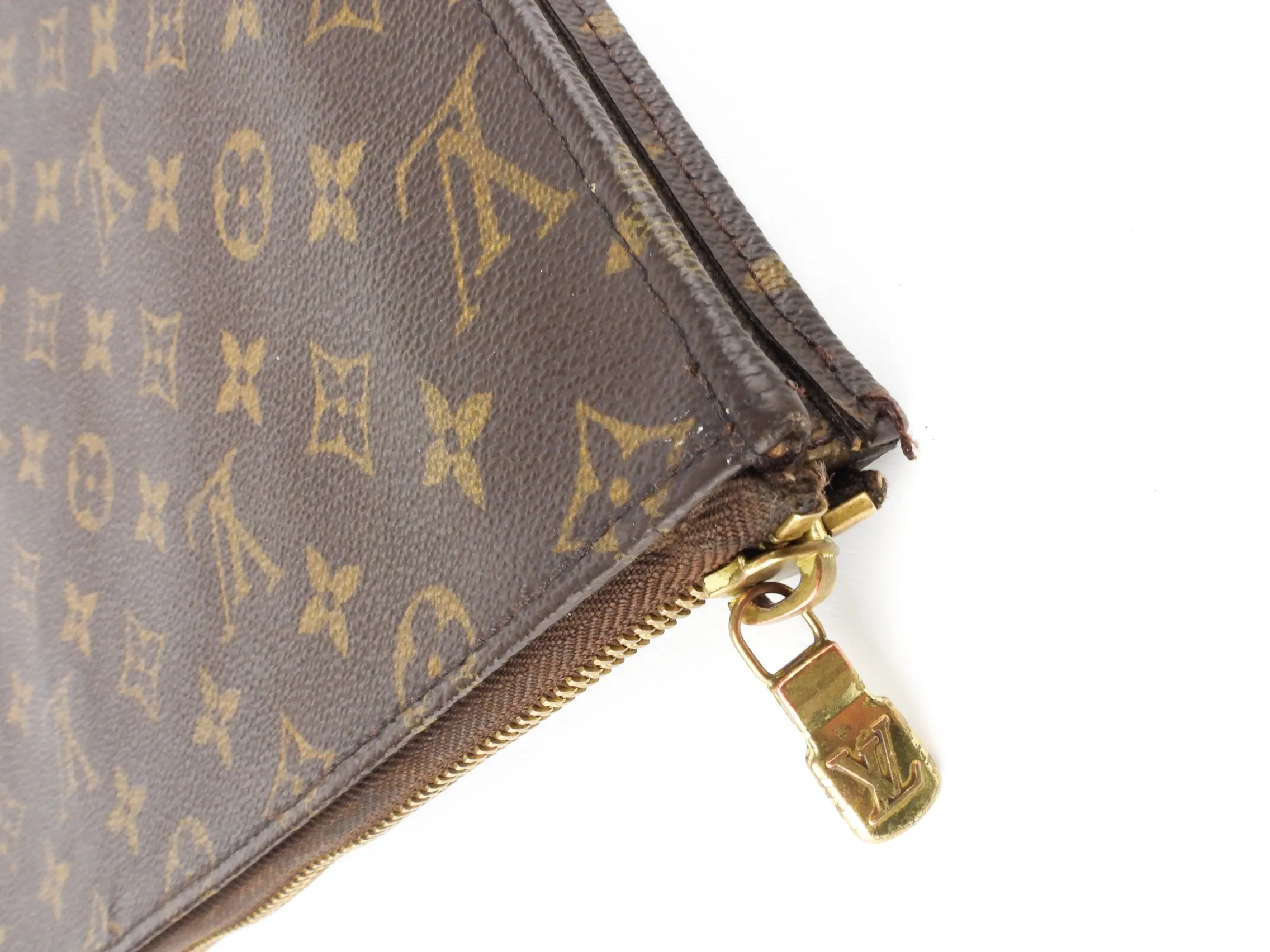 Louis Vuitton Monogram Coated Canvas Porte-Document Holder GM Document Pouch