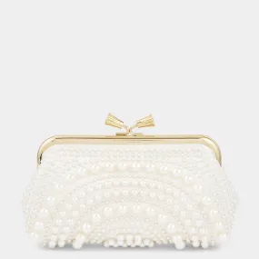 Maud Pearl Tassel Clutch