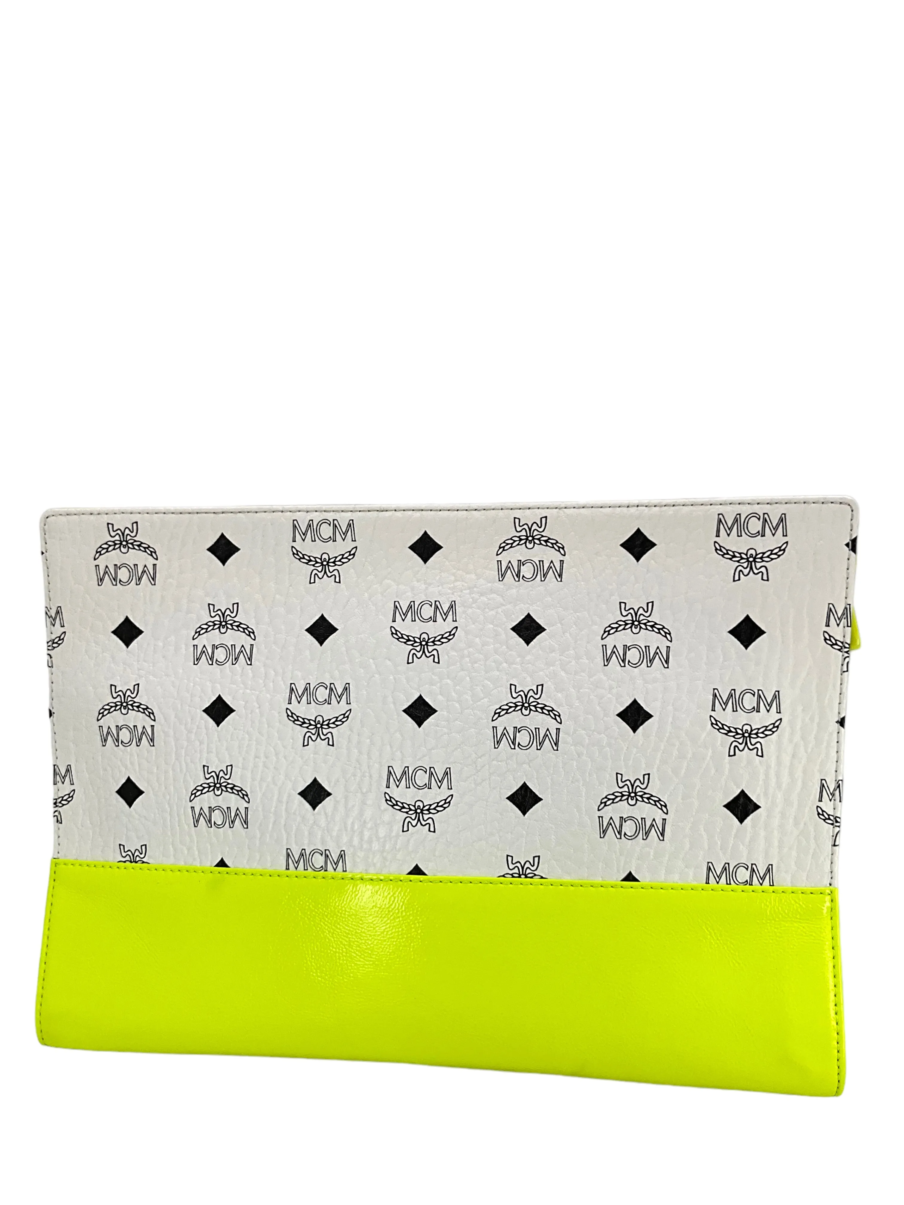 MCM Monogram Canvas Oversized Clutch Pouch